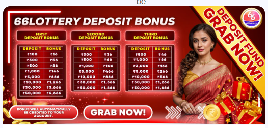 66 Lottery deposit bonus